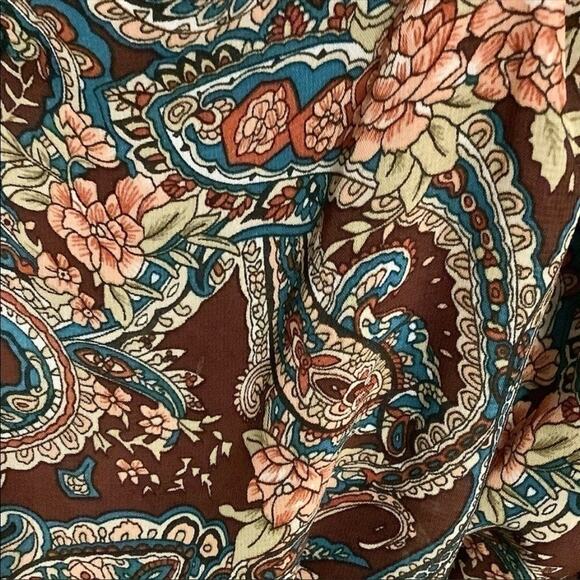 Loop 18 Vintage PAISLEY Flutter Sleeve Baby Doll Dress Size 9/11 - Picture 6 of 6